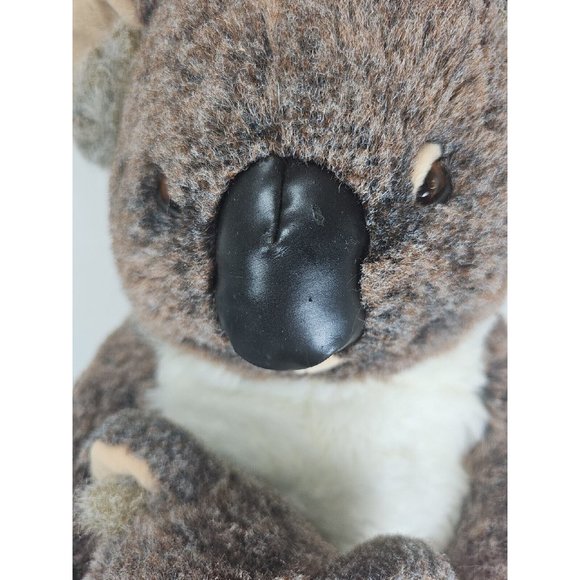 Vintage (1999) Discovery Channel Koala Plush with Pouch and Baby 14" See Pics - Picture 2 of 6